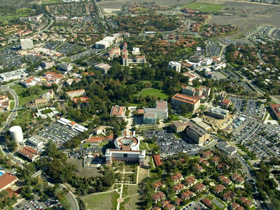 UCI Campus aerial view